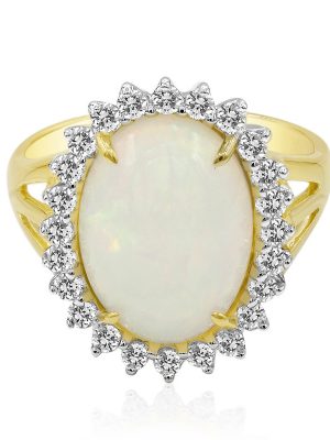 Welo-Opal-Goldring (Adela Gold)