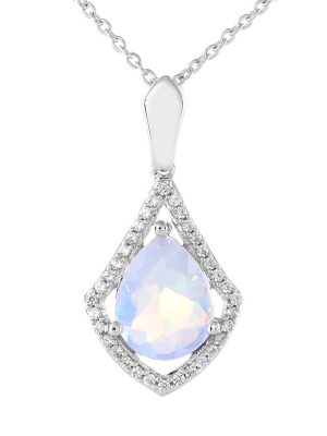 Welo-Opal-Silberhalskette