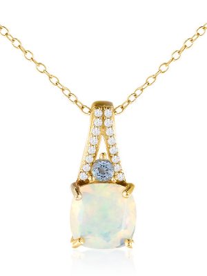Welo-Opal-Silberhalskette