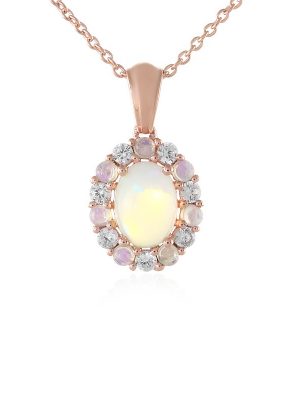 Welo-Opal-Silberhalskette