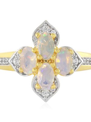Welo-Opal-Silberring