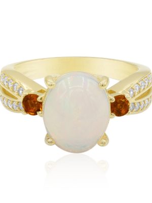 Welo-Opal-Silberring