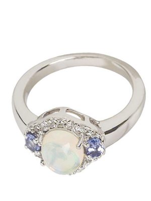 Welo-Opal-Silberring