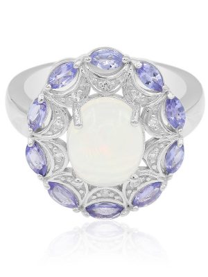 Welo-Opal-Silberring