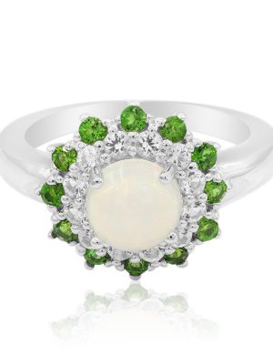 Welo-Opal-Silberring