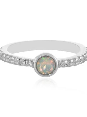 Welo-Opal-Silberring