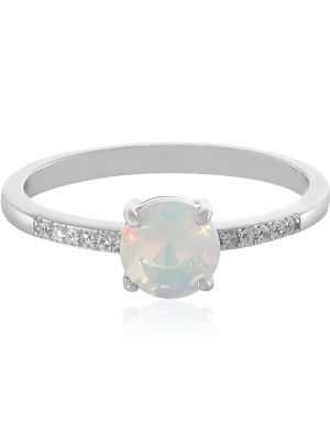 Welo-Opal-Silberring