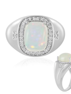 Welo-Opal-Silberring