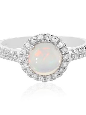 Welo-Opal-Silberring
