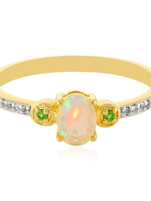 Welo-Opal-Silberring