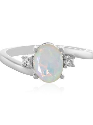 Welo-Opal-Silberring