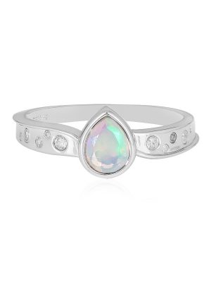 Welo-Opal-Silberring