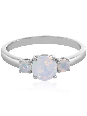 Welo-Opal-Silberring