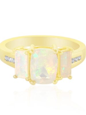 Welo-Opal-Silberring
