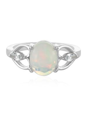Welo-Opal-Silberring