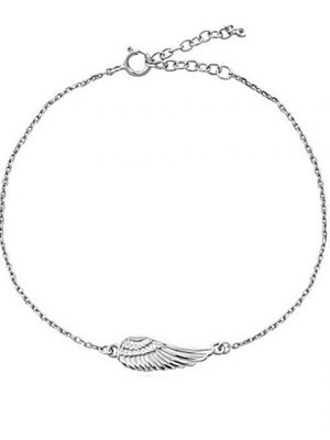 Westernlifestyle Silberarmband "Armband Armkette aus 925er Sterling Silber Engelsflügel"