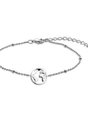 XENOX Armband "XS2986 Armband Damen Wanderlust Weltkugel Sterling-Silver"