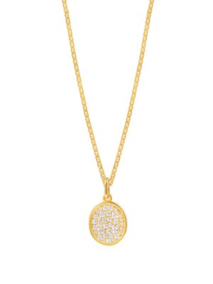 XENOX Halskette - XS91366G 925 Silber vergoldet, Zirkonia gold