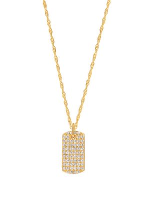 XENOX Halskette - XS91377G 925 Silber vergoldet, Zirkonia gold