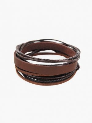 axy Lederarmband "axy Wickelarmband Lederarmband Damen Herren", ECHT Leder Armband Leather Bracelet!Surferarmband Schmuck