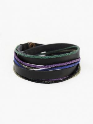 axy Lederarmband "axy Wickelarmband Lederarmband Damen Herren", ECHT Leder Armband Leather Bracelet!Surferarmband Schmuck