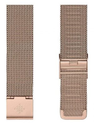fitbit Smartwatch-Armband "Inspire 2 Stainless Steel Mesh Rose Gold"