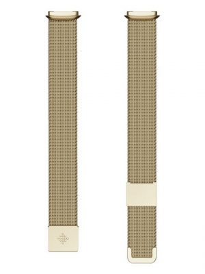 fitbit Smartwatch-Armband "Luxe, Metal Mesh, Soft Gold, One Size"