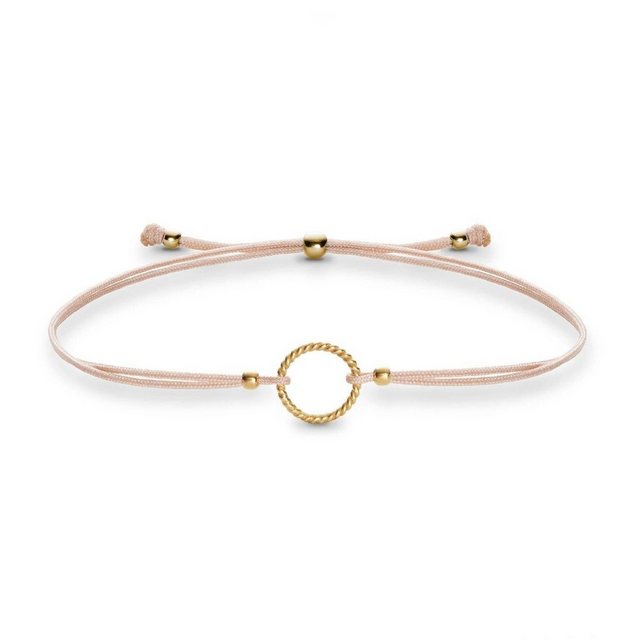 iz-el Armband “Armband Gold Kreis – CIRCLE OF LIFE GOLD”, 925 Sterling Silber
