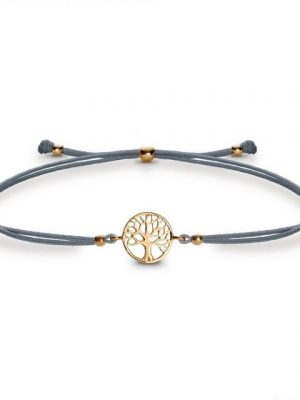 iz-el Armband "Armband Gold Lebensbaum - Kleiner Baum des Lebens", 925 Sterling Silber