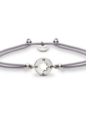 iz-el Armband "Armband Silber KOMPASS - Twist", 925 Sterling Silber