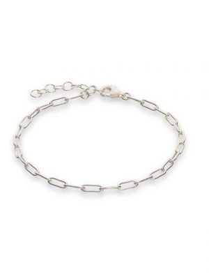 iz-el Armband "Armkette Dezentes Gliederarmband 925 Silber", 925 Sterling Silber