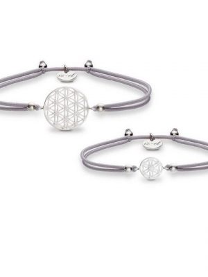 iz-el Armband "Mutter Tochter Armband LEBENSBLUME 925 Silber - Twist", 925 Sterling Silber