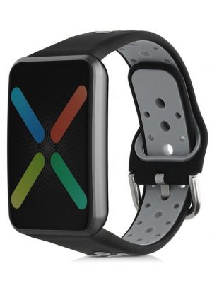 kwmobile Uhrenarmband, Armband kompatibel mit Oppo Watch Free - Ersatzarmband Fitnesstracker - Fitness Band Silikon