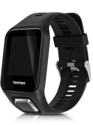 kwmobile Uhrenarmband, Armband kompatibel mit TomTom Adventurer/Runner 3/Spark 3/Golfer 2 - Ersatzarmband Fitnesstracker - Fitness Band Silikon