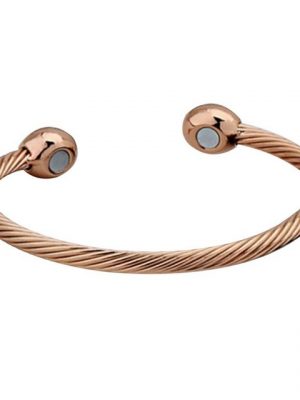 longziming Gliederarmband "Elegantes Frauen Magnetisches Kupferarmband Therapie Arthritis Schmerzlinderung Armreif Magnetisches Armband- Roségold" (1-tlg)