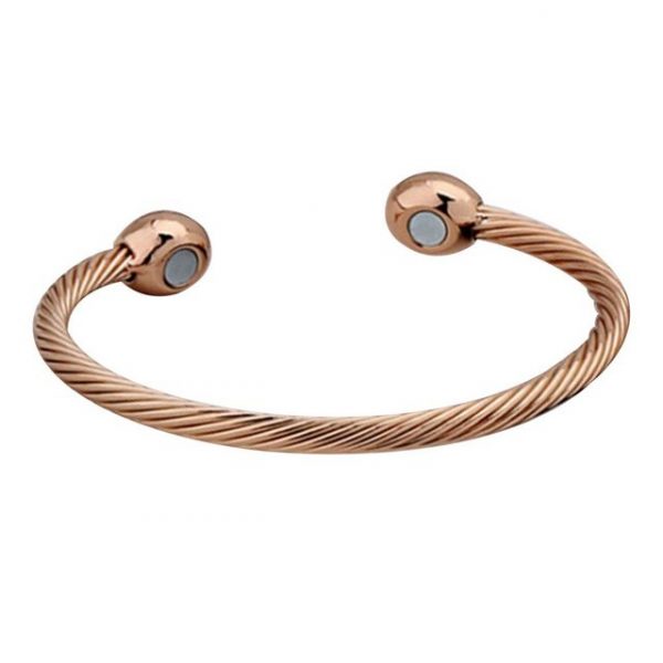 longziming Gliederarmband "Elegantes Frauen Magnetisches Kupferarmband Therapie Arthritis Schmerzlinderung Armreif Magnetisches Armband- Roségold" (1-tlg)