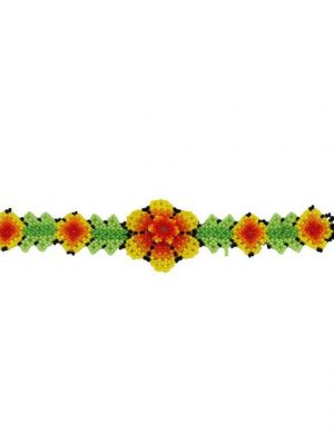 mitienda Armband "Armband Blüten gelb - Flor Huichol, Schmuck"