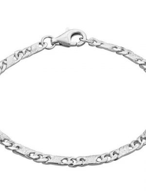 modabilé Armkette "Armband Dollar-Kette 5,4mm 925 Silber", Armkettchen Sterling Silber 925 19cm, 5,4mm breit