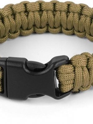 normani Armband "Survival-Armband Paracord 17 mm Large", Professionelles Survival Armband aus geflochtener Paracord mit Clipverschluss Outdoorgadet Outdoorausrüstung Überlebensset