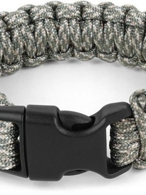 normani Armband "Survival-Armband Paracord 17 mm Large", Professionelles Survival Armband aus geflochtener Paracord mit Clipverschluss Outdoorgadet Outdoorausrüstung Überlebensset