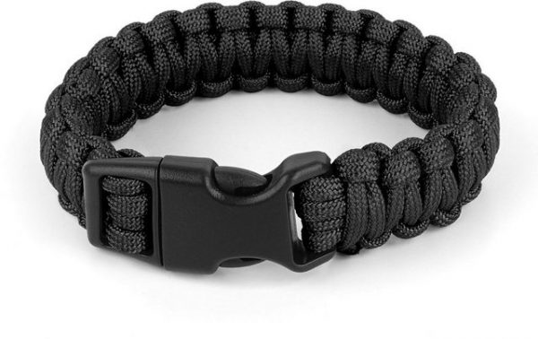 normani Armband "Survival-Armband Paracord 17 mm Large", Professionelles Survival Armband aus geflochtener Paracord mit Clipverschluss Outdoorgadet Outdoorausrüstung Überlebensset