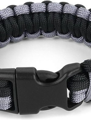 normani Armband "Survival-Armband Paracord 17 mm Medium", Professionelles Survival Armband aus geflochtener Paracord mit Clipverschluss Outdoorgadet Outdoorausrüstung Überlebensset