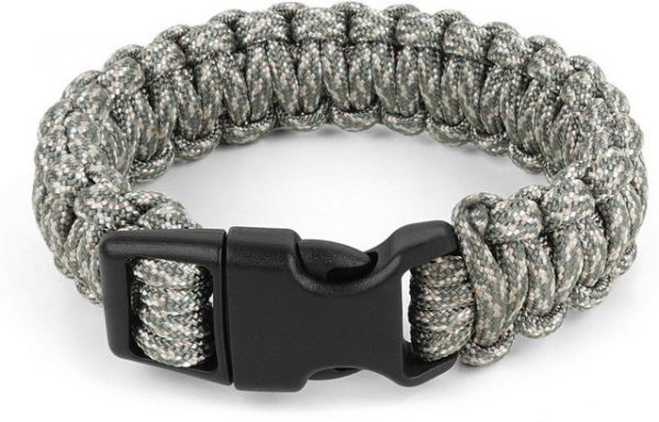 normani Armband "Survival-Armband Paracord 17 mm Medium", Professionelles Survival Armband aus geflochtener Paracord mit Clipverschluss Outdoorgadet Outdoorausrüstung Überlebensset