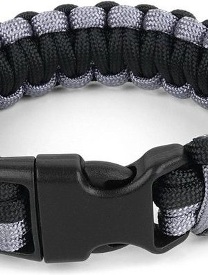 normani Armband "Survival-Armband Paracord 17 mm Small", Professionelles Survival Armband aus geflochtener Paracord mit Clipverschluss Outdoorgadet Outdoorausrüstung Überlebensset