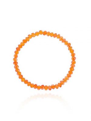 null Karat Armband "Elastsiches Armband aus Kristallglasperlen"