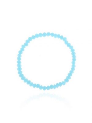 null Karat Armband "Elastsiches Armband aus Kristallglasperlen"