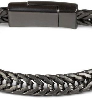 styleBREAKER Armkette (1-tlg), Armband Zopfkette mit Magnetverschluss