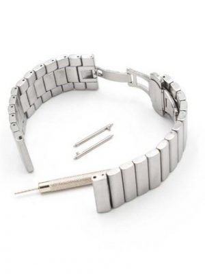 vhbw Smartwatch-Armband, passend für Pebble 2 Watch, Time Steel, Watch, Time Smartwatch