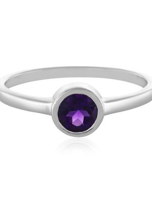 Amethyst-Silberring