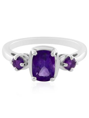 Amethyst-Silberring